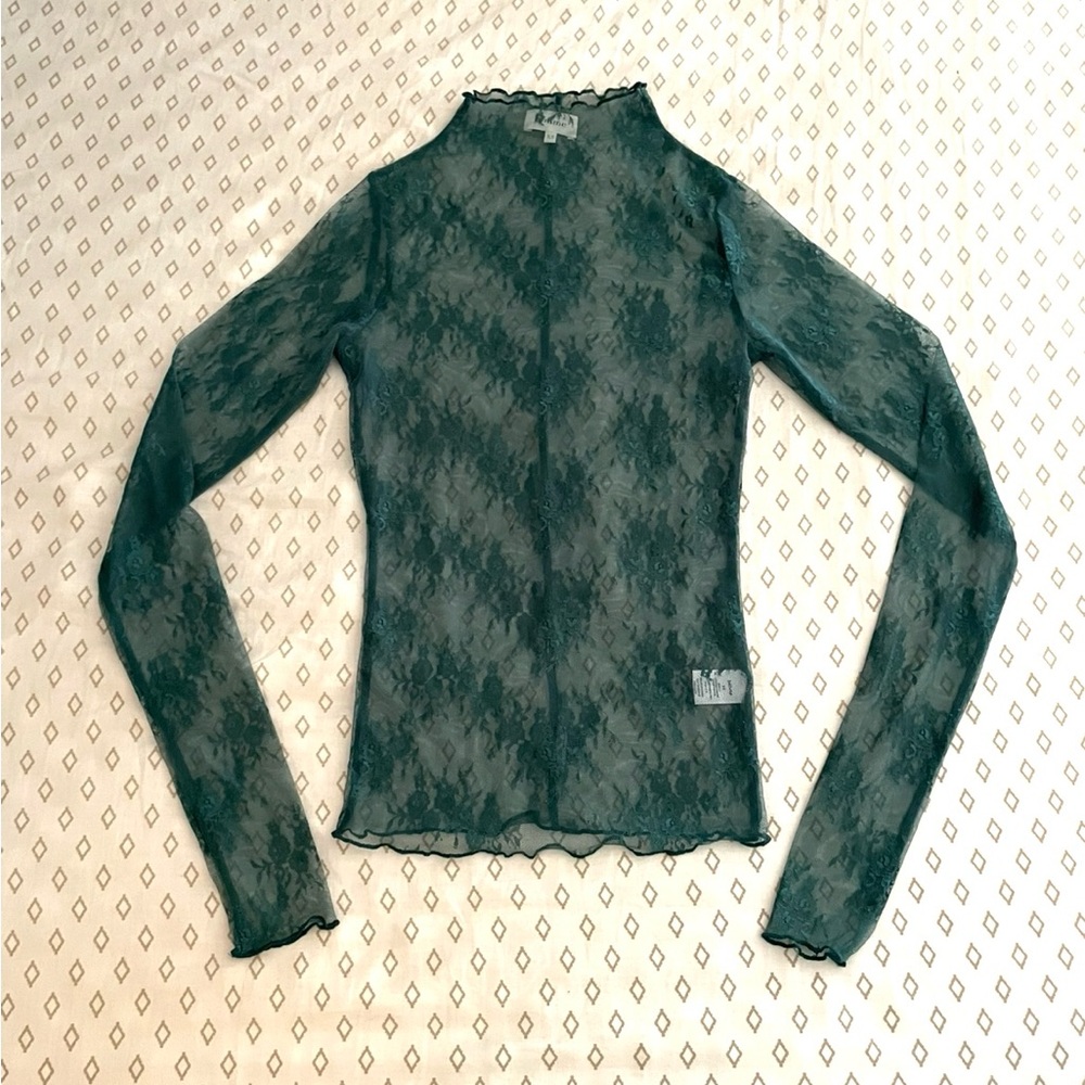 Bohme Green Lace Blouse